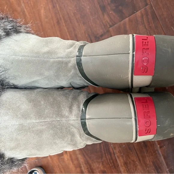 Sorel joan of arc wedge boots. Size 10.5 (I wear a size 10 and sized up). - Picture 5 of 8
